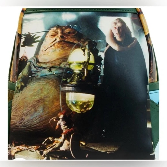 NWT Loungefly Star Wars Return of the Jedi scenes mini Backpack and wallet main image 7